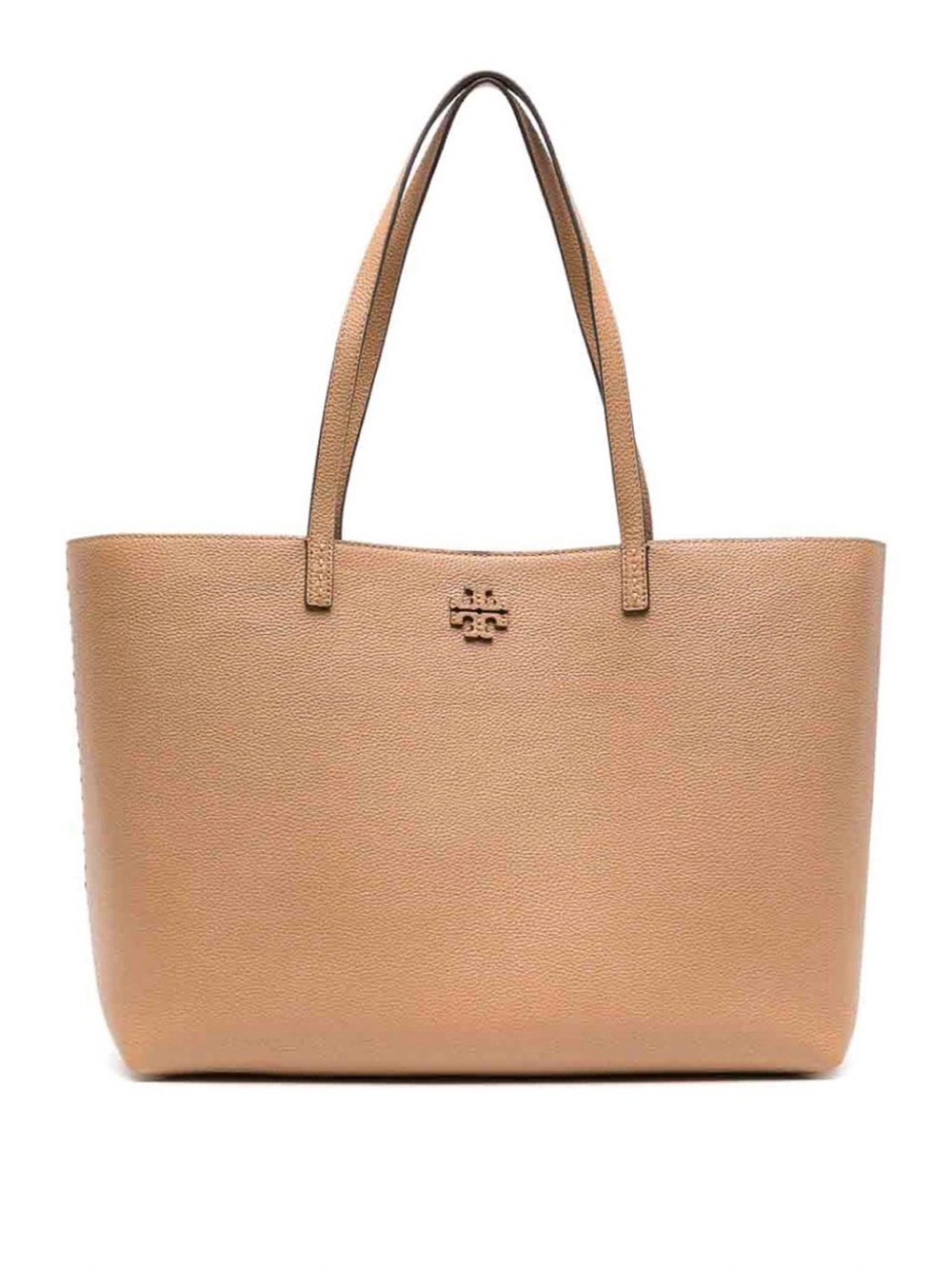 Tory Burch Pebbled Leather Tote in Pink
